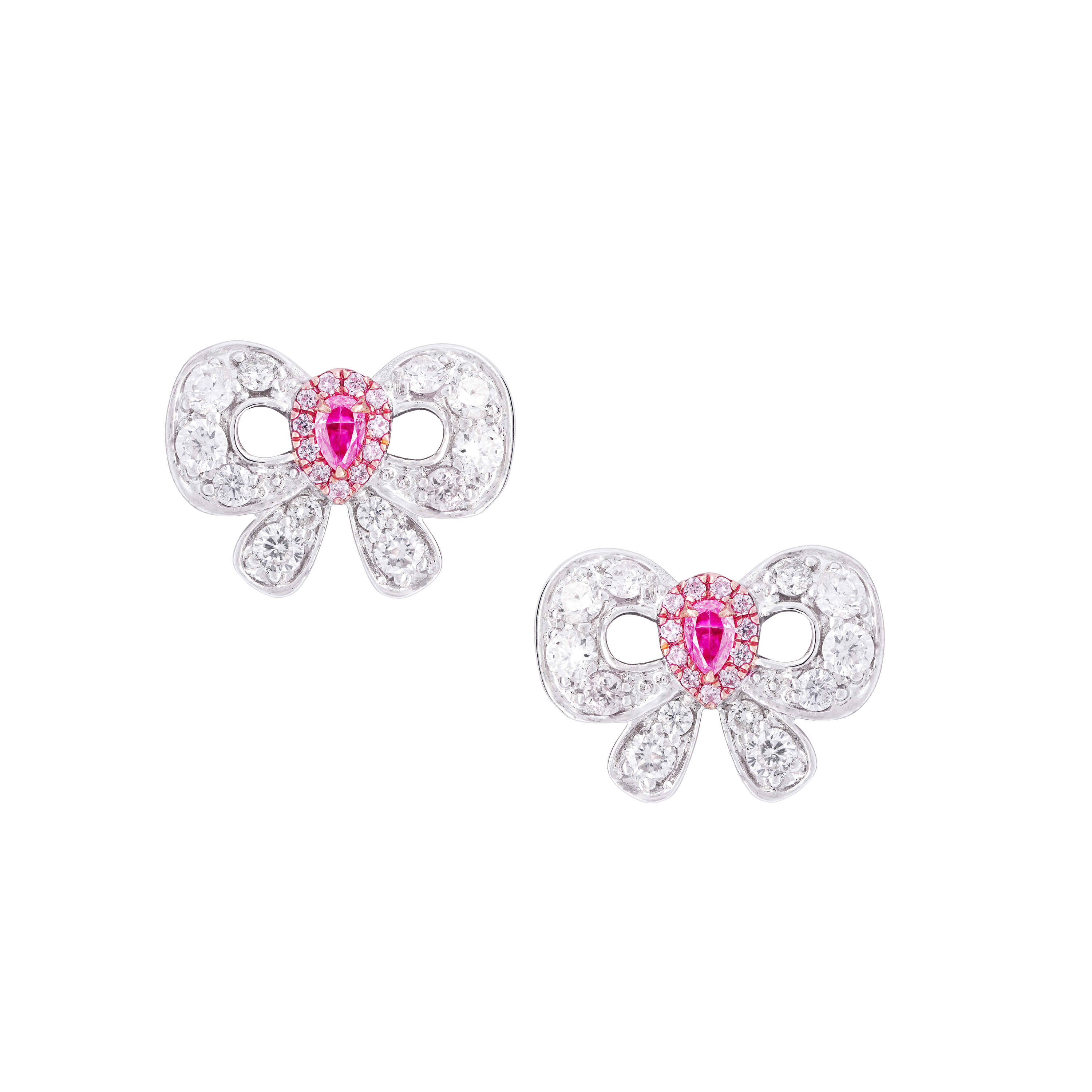 Ninetta Pink Diamond Earrings